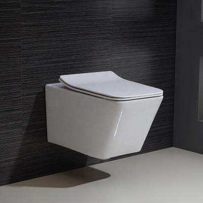 China Modern CUPC Wc Restroom Wall Hung Toilet Ceramic Washdown Watermark Lavatory For American for sale