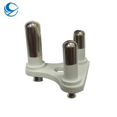 China Three-core Electrical Indian Gauge Socket Plastic South African Bracket 16A 250V Socket Or Small South African Socket for sale