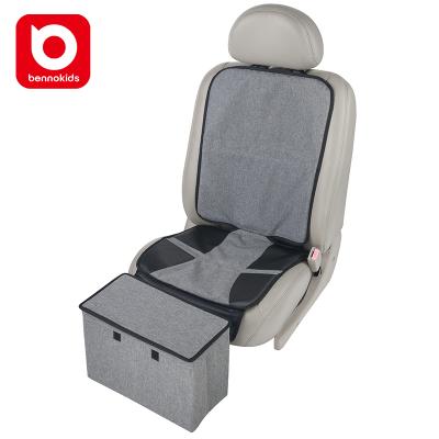 China 2021 Luxury New Design Baby Car Seat Protector Mat with Footrest and Organizer Box for sale