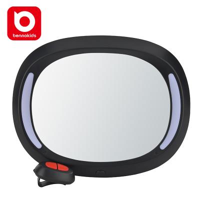 China Baby Car Mirror LED Rear View Baby Safety Good Quality Car Mirror In Large Size for sale