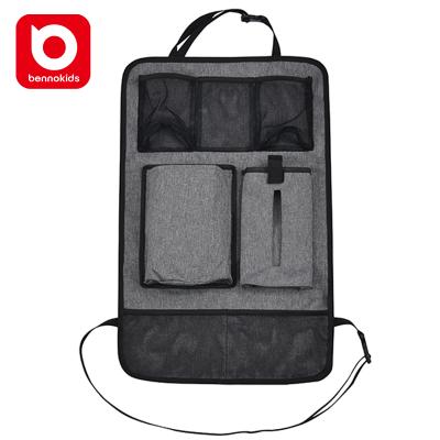 China Multifunctional Car Organizer Business Backseat Cloth Bag Kid's Back Organizer For Car for sale