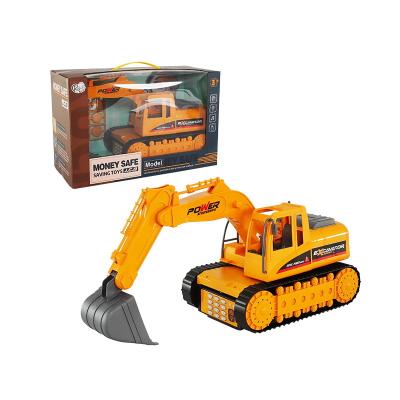 China 2022 Hot Electronic Mini Hohujoy Excavator Amazon Piggy Bank Piggy Bank Password Code Lock Safe Gift For Children for sale