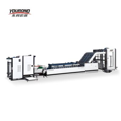 China Top Selling Laminator Paper Cardboard Flute Sheet Machine Automatic Laminating Laminator With Sheet Stacker for sale