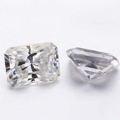 China GH Game Or Fire Color 1ct 5x7mm Heater Cut Synthetic Loose Moissanite For White Gold Solitaire Wedding Ring for sale