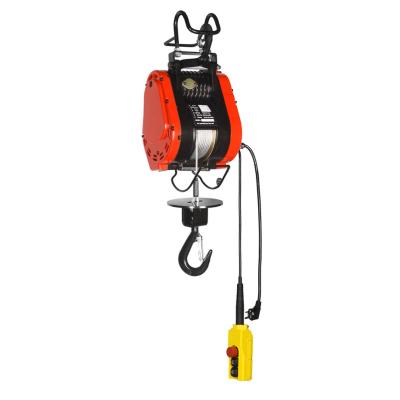 China Motor Lifting Crane Hoist High Quality Remote Mini Industrial Electric Wire Rope Crane Electric Hoist for sale