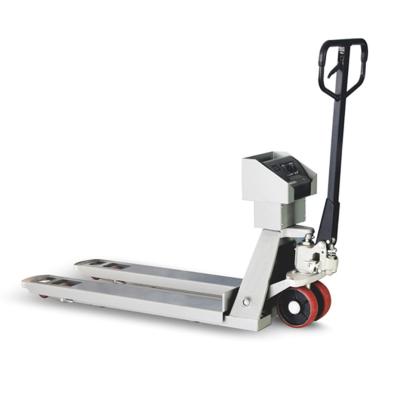 China Building Material Shops Factory Price CE Certified Hydraulic Pump Hand Stainless Steel Pallet Truck for sale