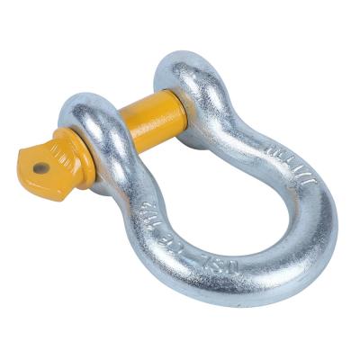 China Heavy Industry China Galvanized Screw Bow Brass Alloy Crane Lifting Titanium Bow Shackle for sale