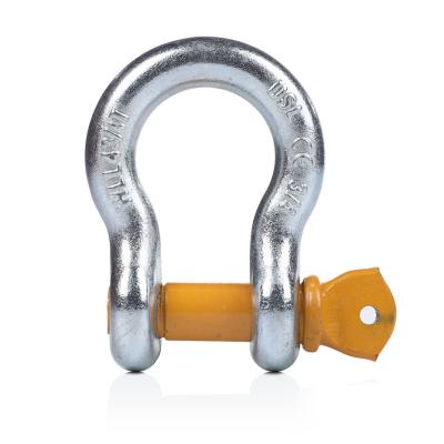 China Heavy Industry S6 Carbon Steel Chain Shackle OEM Bow Shackle Stainless Steel Chain Shackle for sale