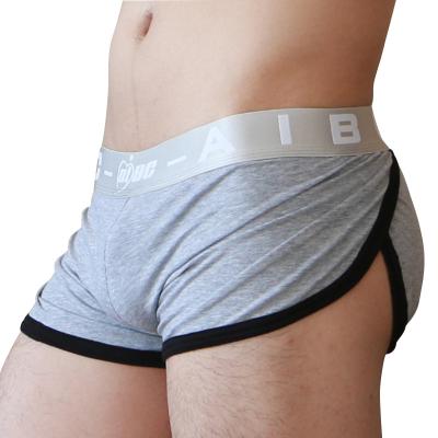 China Anti-static men's shorts m waist twill pants shorts tight cargo underwear men's underwear gay sex for sale