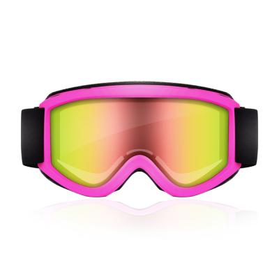 China Magnetic Ski Goggles Customized Anti-fog Cylindrical Snow WICK Full Face Outdoor Sports Goggles Children's Ski Goggles for sale