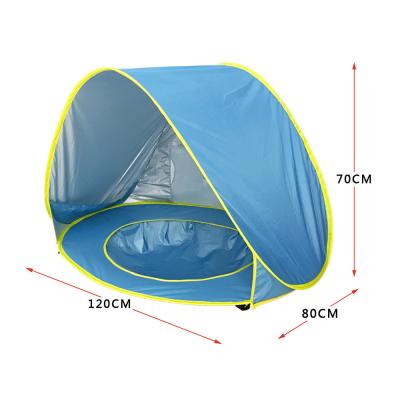 China Double Beach Tent 2 or 3 Persons Single Full Automatic Outdoor Waterproof Camping Rainproof UV Protection Camping Tent 2 or 3 Person for sale