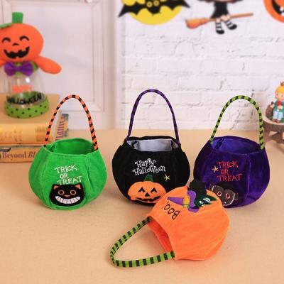 China Tissue Halloween Children's Candy Gift Bags Halloween Hat Tote Bag Halloween Trick or Treat Pumpkin Bag for sale