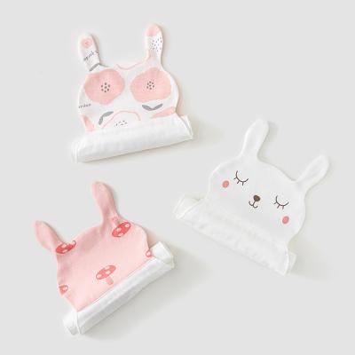 China Good Quality Child Safe Baby 4 Layers Organic Towel Cotton Back Gauze And Towel Baby Sweat Towel Set Washcloth Set for sale