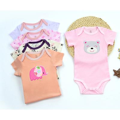 China Cotton 100% 2021 Newborn Baby Boy Rompers Newborn Rompers Baby Clothes Rompers for sale