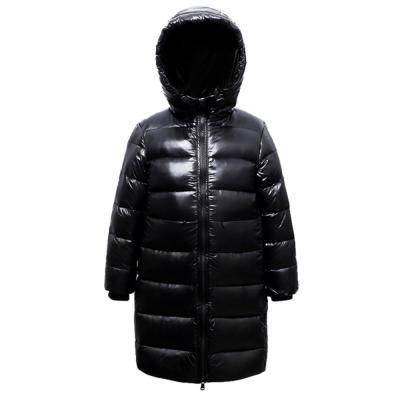 China 2021 New High Quality Viable Children's Down Jackets For Boys And Girls Long Thick Warmth And Windproof for sale