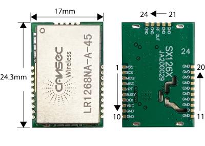 China Transmissor de Semtech SX1268 LoRa 433mhz Rf e módulo de receptor sem fio à venda