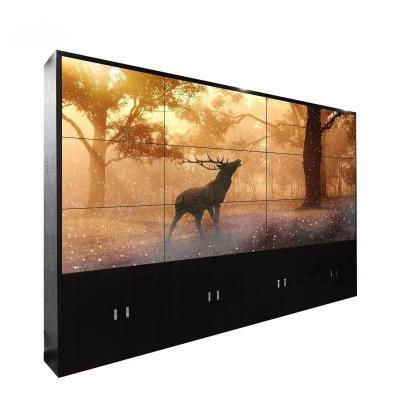 China Custom Indoor Smart Advertising Screen LCD TV Slot Wall Video Solution 2x2 3x3 LCD Video Wall for sale