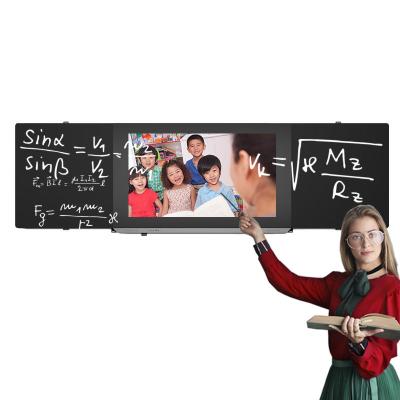 China Smart Nano Interactive Touch Screen Blackboard Wisdom Blackboard Built In 12M Camera And 86inches Microphone for sale