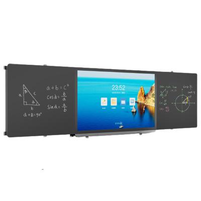 China Education Nano Equipment Digital Touch Screen Led Interactive Smart Blackboard Wisdom Blackboard For Classroom 75inches for sale