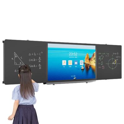 China Wisdom Nano Interactive Blackboard 20 Points Capacitive Touch Screen 86 Inch School Teaching Digital Smart Blackboard 86inches for sale