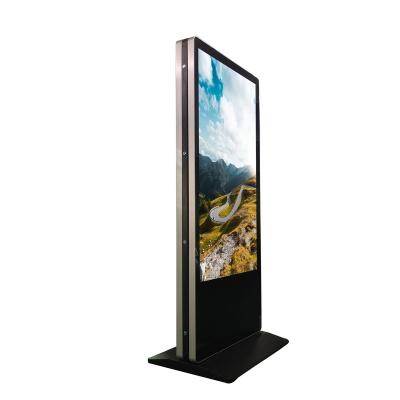 China Indoor High Performance 21 Inch Standing Touch Screen Vertical Camera For Digital Signage Floor Stand for sale