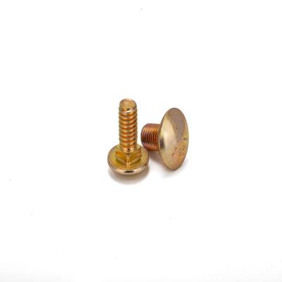 China Steel Silicon Bronze Threaded Coach Bolts With Hexagonal American Character Short Square Neck for sale