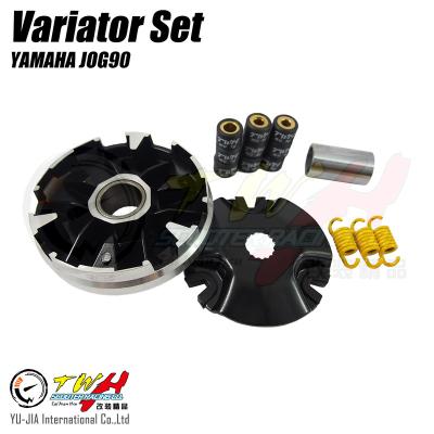 China TWH Taiwan made JOG90 motorcycle racing pulley set for YAMAHA TRIAL design and racing face angle 14 degree for sale