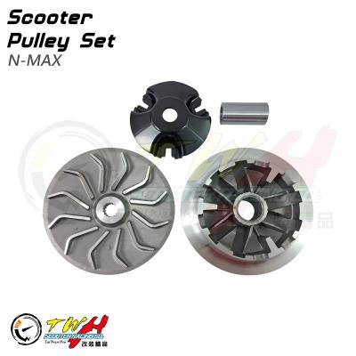 China Taiwan Made OEM ODM NMAX155 Motorcycle Transmission Vbelt Crank Pulley Design and Racing Face Angle 14 Degree for sale