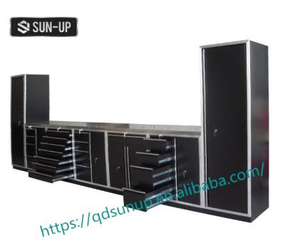 China Durable Garage Cabinet System Wall Storage Professional Garage Tool Storage Cabinets for sale