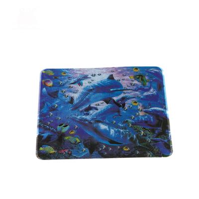 China Best Selling Promotional Food Grade PP 3d Ocean Cartoon Lenticular Custom Viable Printed Dining Plastic Table Mats for sale