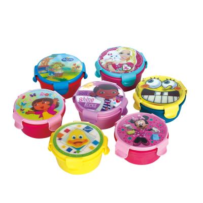 China Freshness Preservation 250ml 3d Lenticular Cartoon Bento Kids Plastic Lunch Box Wholesale for sale