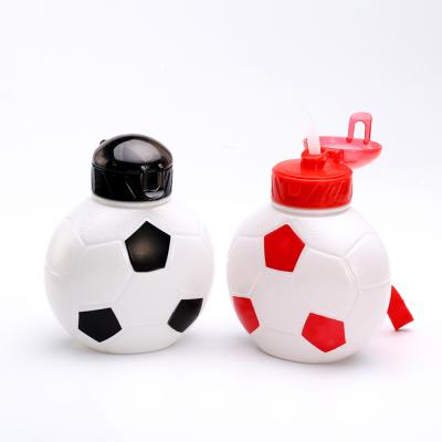 China Sustainable Soccer Shaped 650ml Kids Plastic Sport Drinking Water Bottle for sale