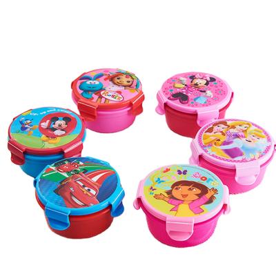 China Best price 250ml china wholesale colorful 3d lenticular cartoon freshness preservation plastic bento lunch box lid for sale