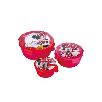 China Wholesale 1200ml 520ml 250ml 3d Cartoon Promotion Gift Set Microwavable Smart Lenticular Food Bowl For Sale for sale