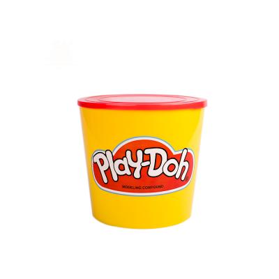 China Wholesale Custom Reusable Promotion 3L Single Wall Plastic Popcorn Bucket With Lid for sale