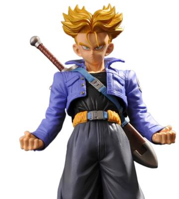 China Popular Funny Anime Anime Hand To Make Msp Model Trunks Ball Dragon Z Super Saiyan Shape PVC for sale