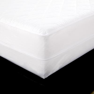 China Custom Waterproof Hypoallergenic Waterproof 6 Sides Mattress Protector With Zipper For Bed for sale