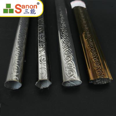 China Sanon Buildings Customized Various Round / Rectangle Shaped / AISI 316 Oval Stainless Steel Pipe for sale