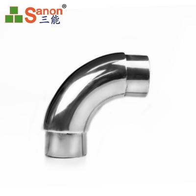 China Modern Sanon Polished Pipe Fittings Stainless Steel Elbow for sale