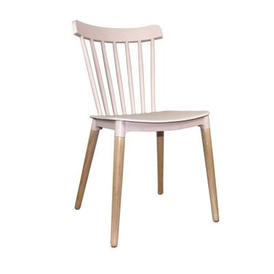 China Modern Windsor Chair Stackable Windsor Plastic Plastic Chair in Cafe for sale