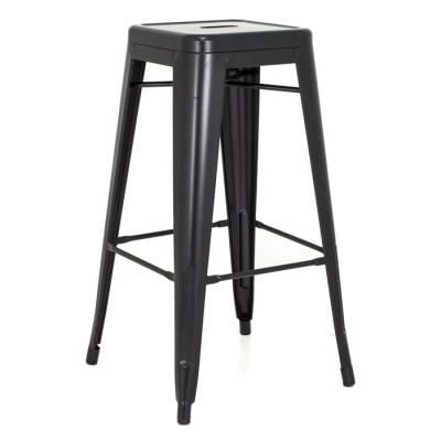 China Slipcovered Silla metal stool | Industrial Taburete Taburete Metal Style Bar Silla Vintage Retro for sale