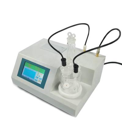 China 10~40â „ ƒ 2021 HFSF-8300W high precision karl water water content analyzer tester for sale