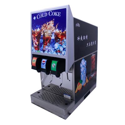 China Desktop Drink Ice Cold Soda Making Vending Machine Carbonated Iced Frozen Drink Mixer Coke Beverag 400*670*750mm for sale