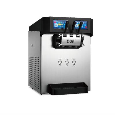 China Factory wholesale price three flavor soft serve ice cream machine commercial supply soft serve ice cream making machine factory price for sale