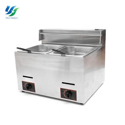 China High efficiency advanced technology economic fried chips machine corn gas digital deep fryers for sale