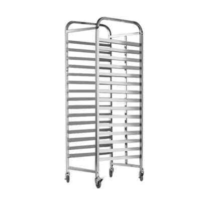 China 1. Professional Manufacturing Split Structure Bakery Cooling Mobile Stainless Baking Tray Rack Trolley for sale