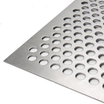 China Corrosion Resistance 0.3mm 0.5mm Punch Hole Perforated Stainless Steel Mesh Sheet for sale