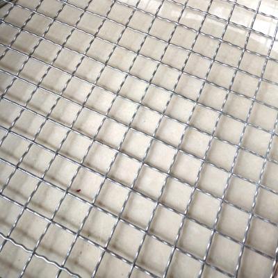 China Crimped Plain Weave Stainless Steel Wire Mesh For Stone Filter Pit Screen for sale