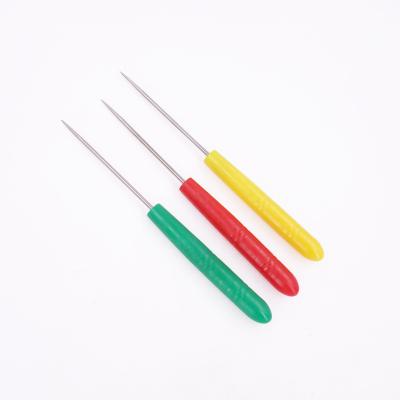 China Hotels Color Plastic Handle Awl DIY Manual Sewing, Punching and Needle Picking Leather Art Tool for sale