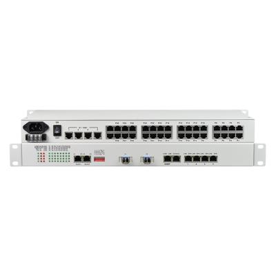 China Telecom 1-30Voice Fiber Multiplexer 30 Channel FXO/FXS Telephone PCM Multiplexer for sale